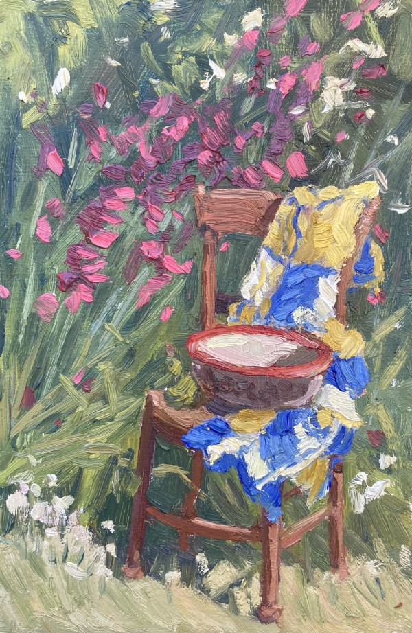 Chair with Gladiolus ( Chaise avec glaïeul ) by David Williams