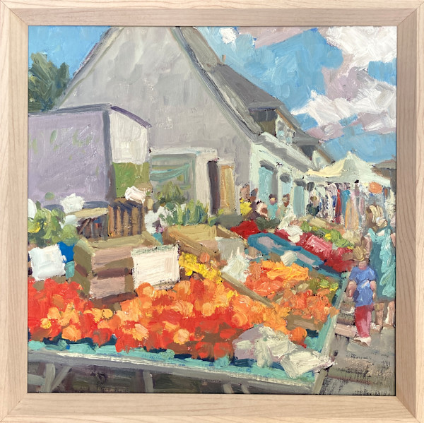 Le Grand Marché, Crozon by David  A. Williams