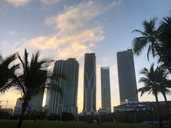 Miami Skyline by Allison "Ally Bee" Findeiss-Becker