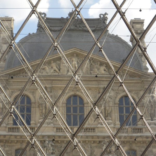 Louvre Past and Present by Allison "Ally Bee" Findeiss-Becker