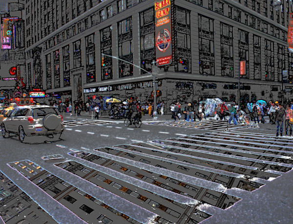 Walking on Zebras by Allison Findeiss-Becker (Ally Bee), Image 1.