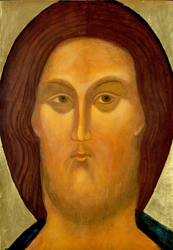 Face of Christ Icon by Christine Hales