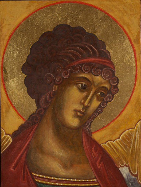 Face of An Angel Icon by Christine Hales