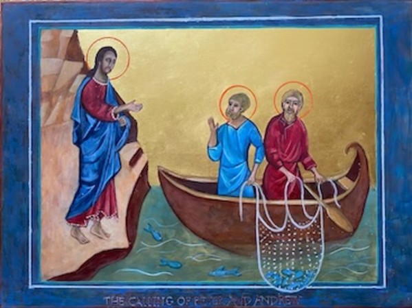 The Calling of Peter and Andrew by Christine Hales