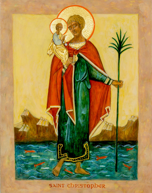 Saint Christopher by Christine Hales