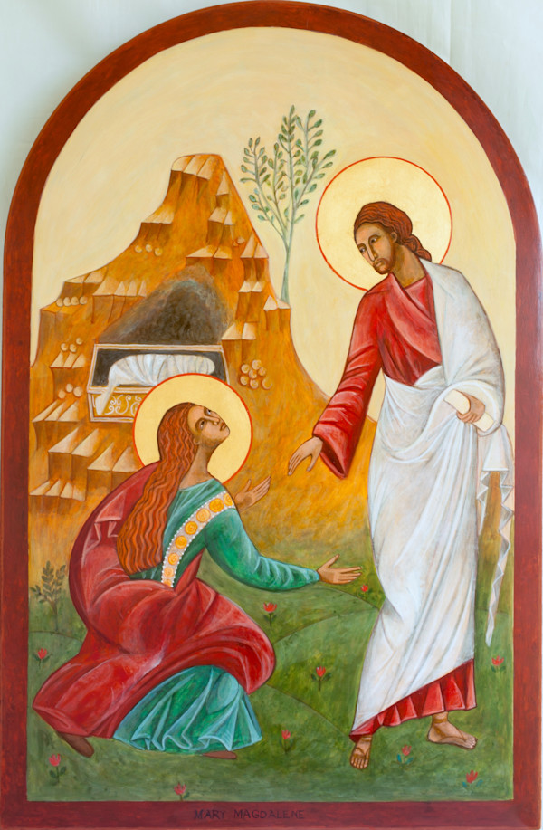 Mary Magdalene in the Garden by Christine Hales