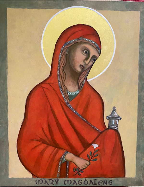 Mary Magdalene Icon by Christine Hales