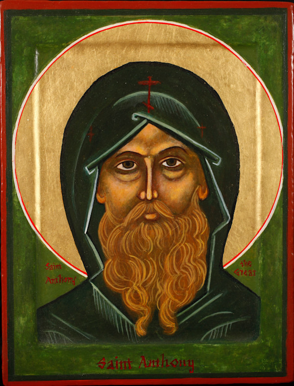 Saint Anthony the Great by Christine Hales