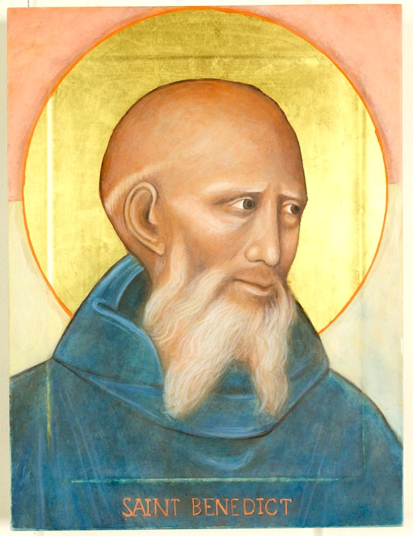 Saint Benedict by Christine Hales