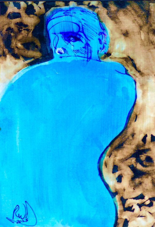 Blue Woman by Ricardo Winitzky