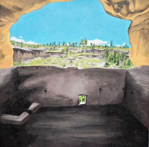 Adobe Dwelling, Interior by Julian Gonzalez
