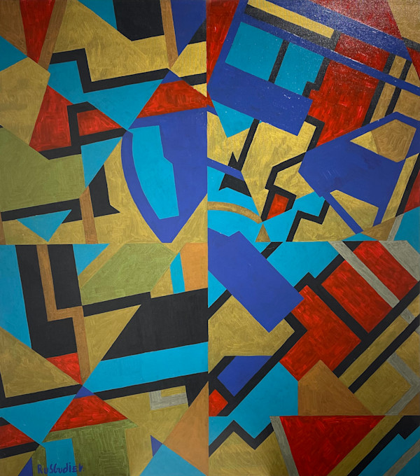 Abstraction Composition 2083 by Ruslan Gudiev