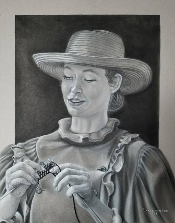 "The Knitter" by Layne van Loo