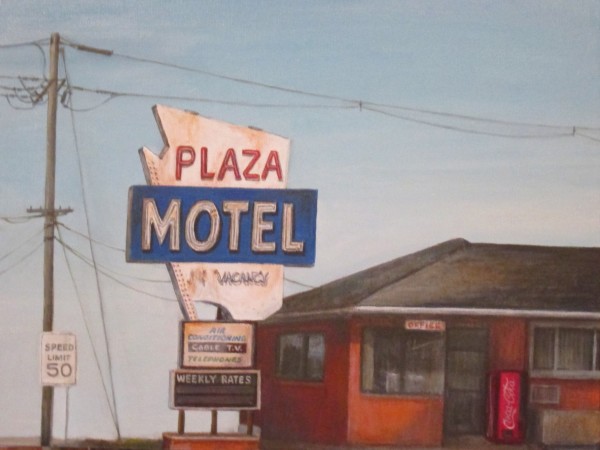 Plaza Motel by Debbie Shirley