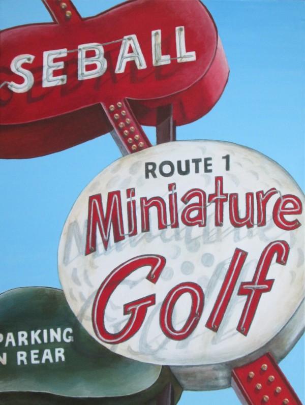 Rt. 1  Mini Golf by Debbie Shirley