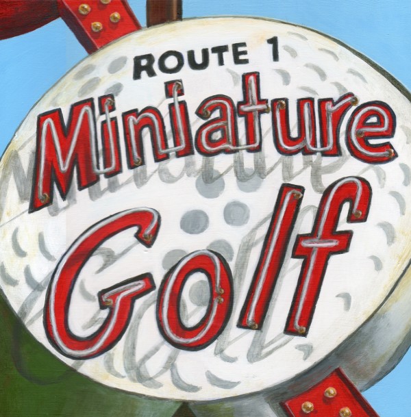 Rt 1 Mini Golf by Debbie Shirley