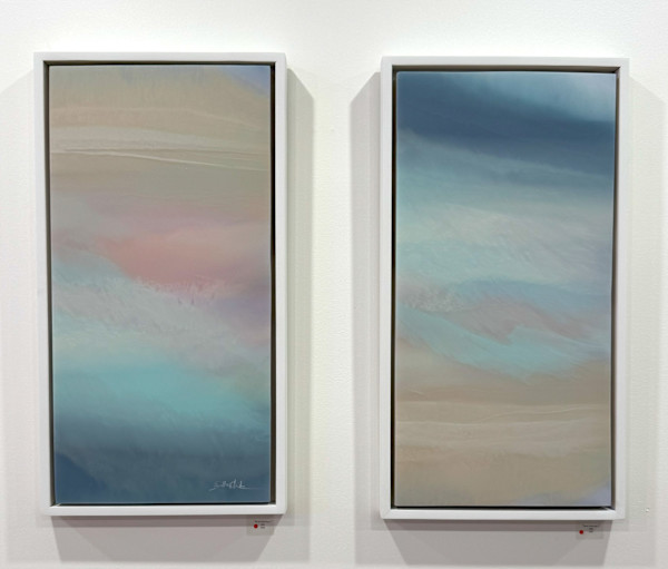 Pastel Undertow I & II by Brittany Cherkes
