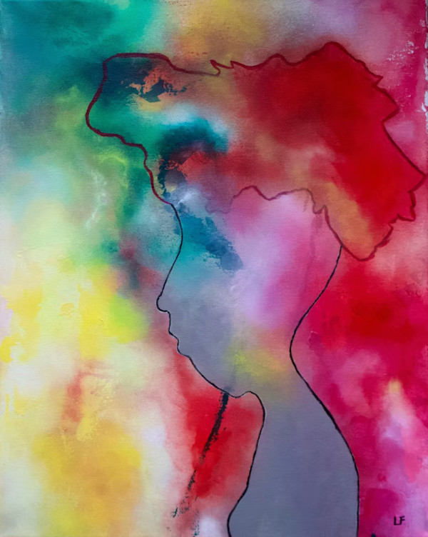 See-Through Aura, 2021 (16x20) by Lulu Fall