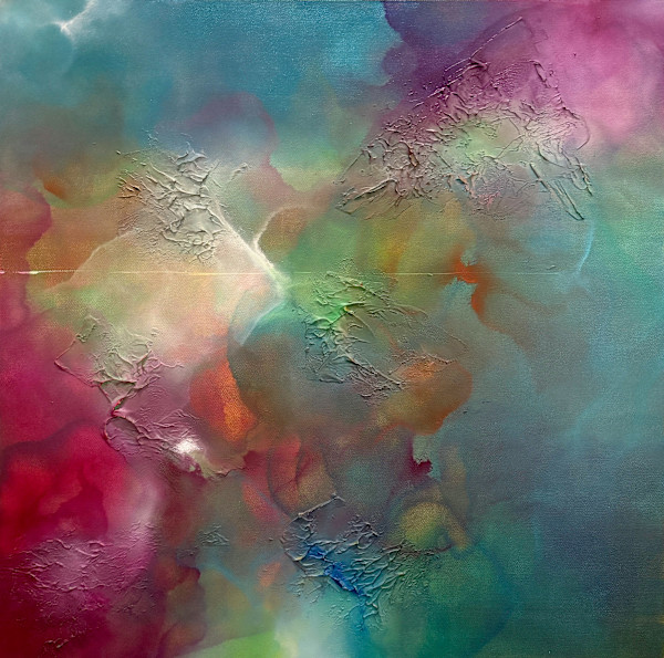 Soul Connection, 24x24 (2005) by Lulu Fall, Image 1.