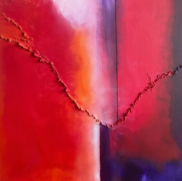The Open Door, 2023 (24x24) by Lulu Fall