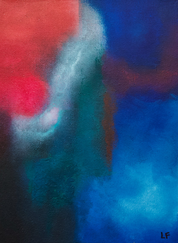 Untitled 2: Haunt, 2021 (9x12) by Lulu Fall