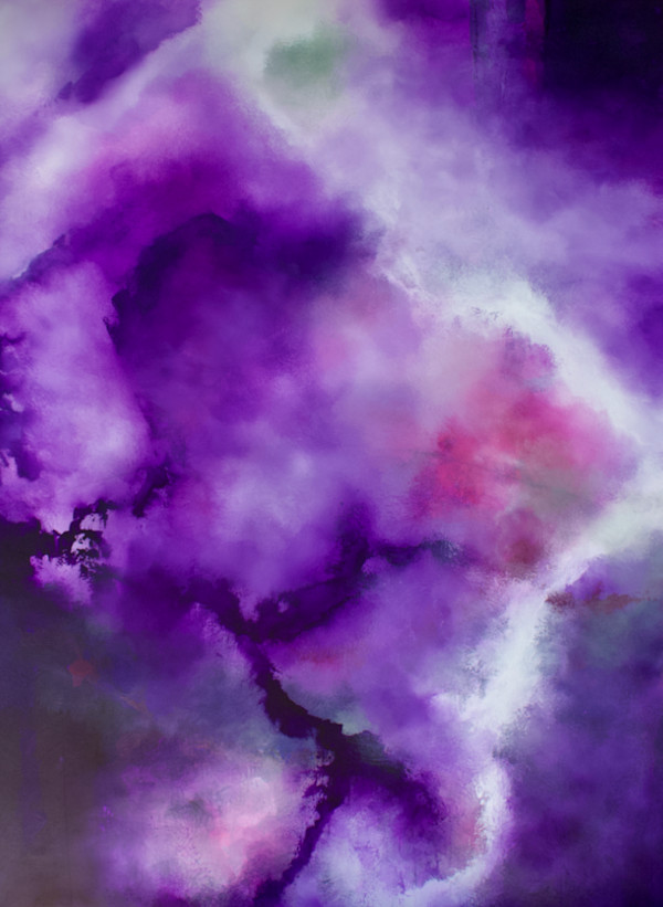 The Violet Storm, 2023 (30x40) by Lulu Fall