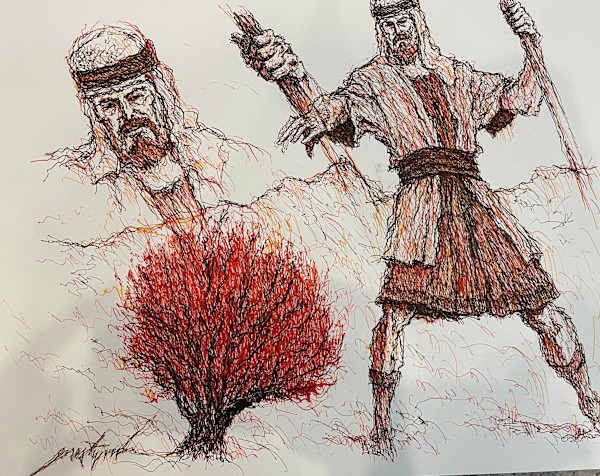 Moses Beheld a Burning Bush by Larry Prestwich, Image 10.