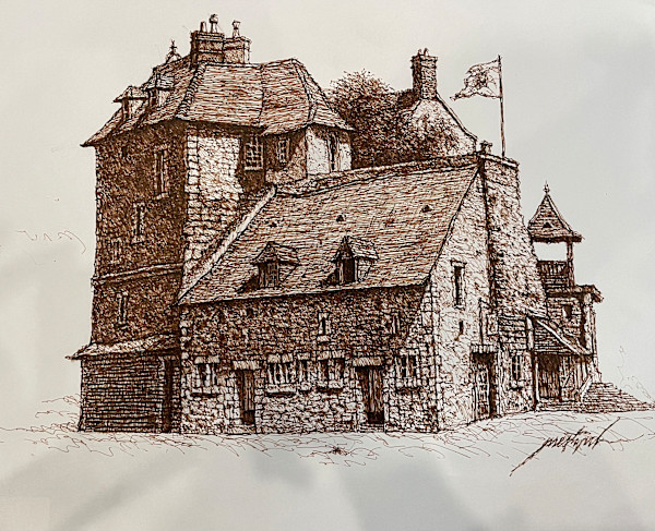 Buildings of Honfleur, Normandy, France by Larry Prestwich, Image 12.