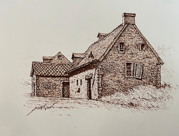 Ancient Buildings in Bayeux by Larry Prestwich, Image 1.