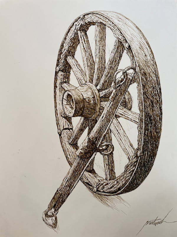 Wagon Wheel 2 by Larry Prestwich, Image 3.