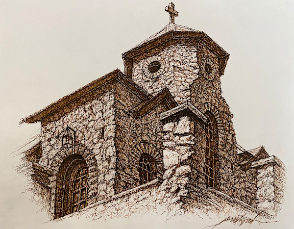 Detail of Upper Corner of St. Catherines by Larry Prestwich, Image 19.