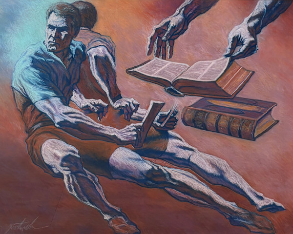 Reflective Figures & Books by Larry Prestwich, Image 2.
