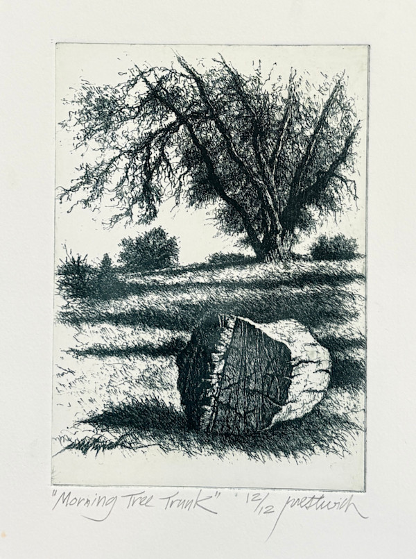 Morning Tree Trunk 12/12 by Larry Prestwich, Image 1.