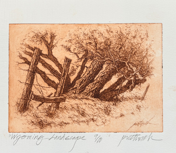 Wyoming Landscape 9/10 by Larry Prestwich, Image 1.