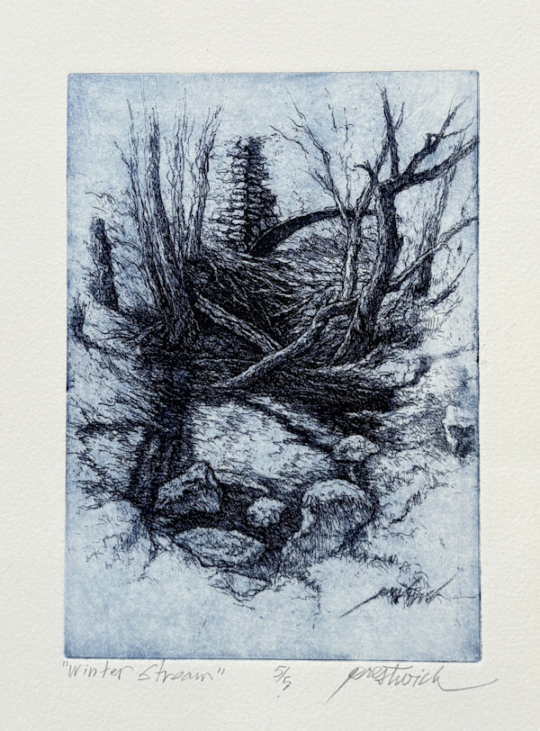 Winter Stream 5/5 by Larry Prestwich, Image 1.