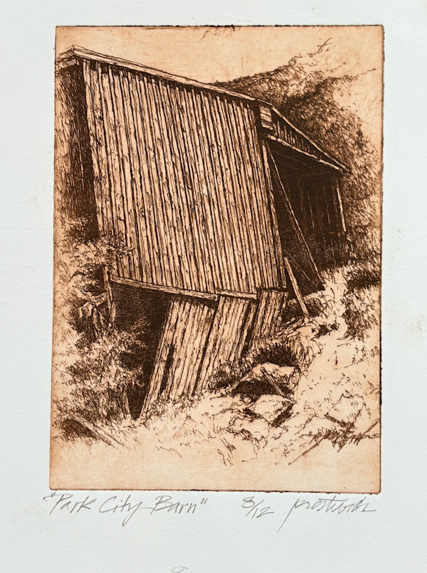 Park City Barn 8/12 by Larry Prestwich, Image 1.