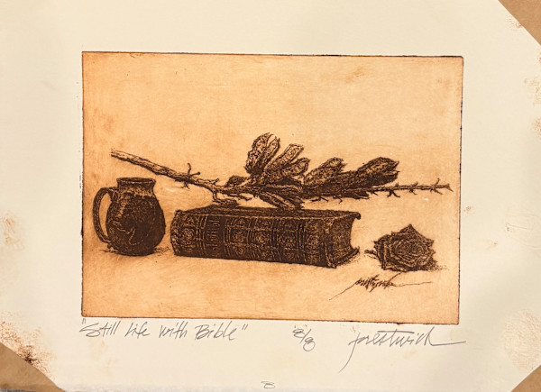 Still Life with Bible 8/8 by Larry Prestwich, Image 1.