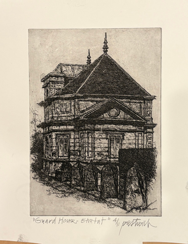 Guard House - Etretat 4/11 by Larry Prestwich, Image 1.