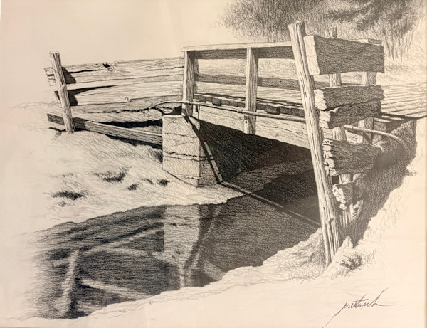 Wooden Bridge in Pioneer Park by Larry Prestwich, Image 1.
