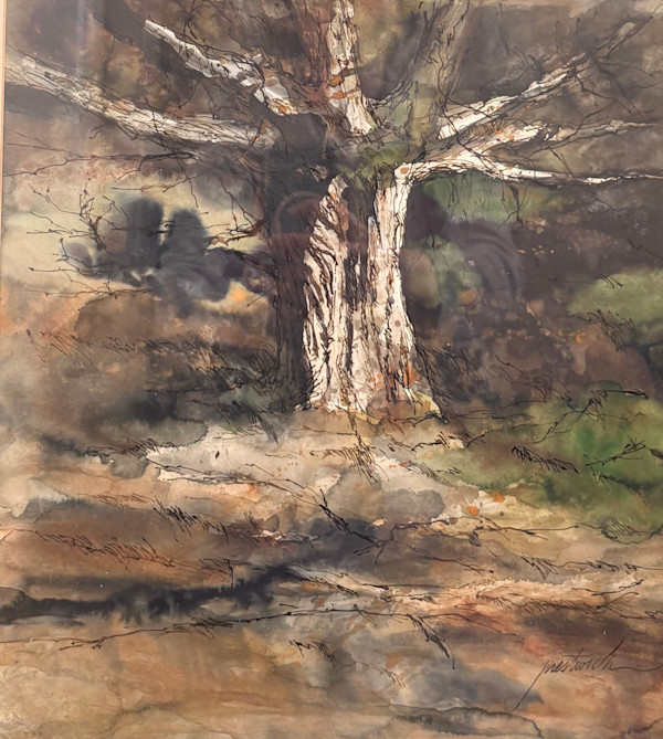 Tree in Green by Larry Prestwich, Image 1.