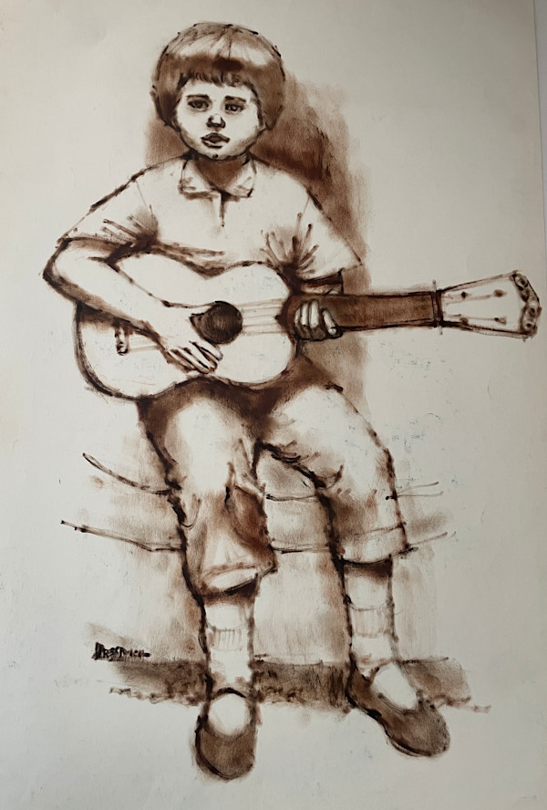 Guitar Player by Larry Prestwich, Image 1.