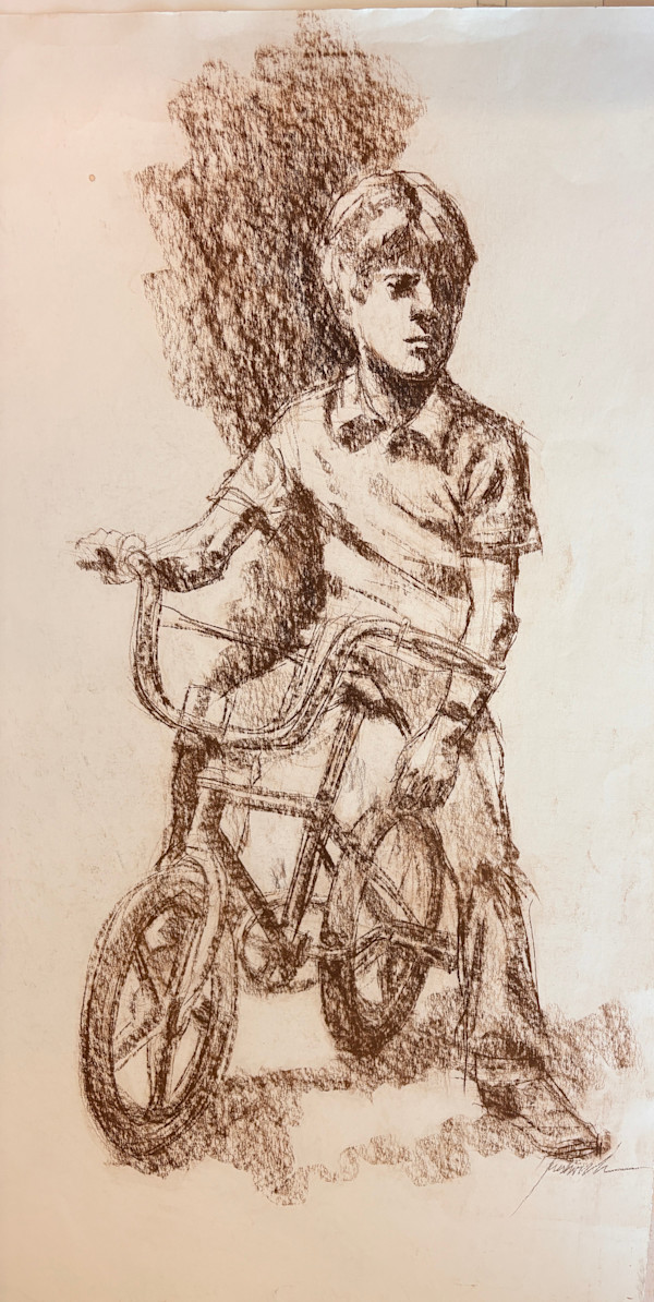Boy on Bike by Larry Prestwich, Image 1.