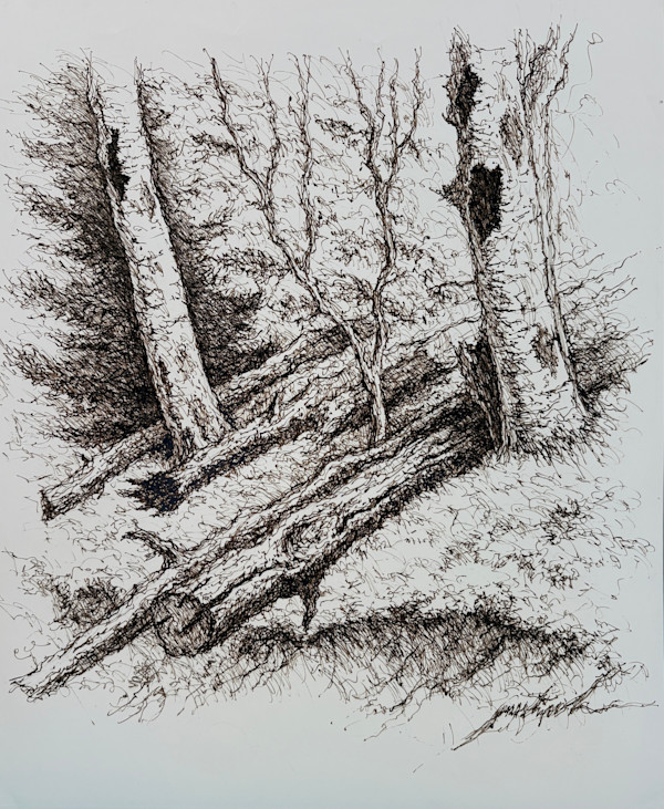 Riverbed Trees by Larry Prestwich, Image 1.