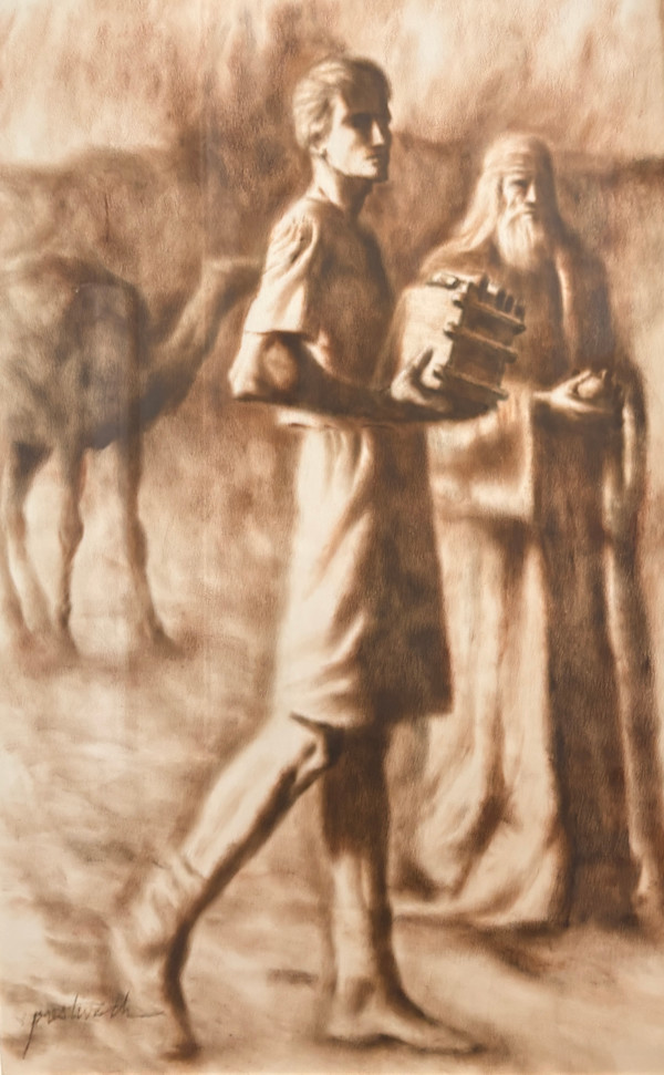 Nephi and Lehi in the Wilderness by Larry Prestwich, Image 1.