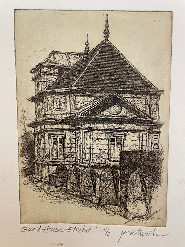 Guard House - Etretat 11/11 by Larry Prestwich, Image 1.