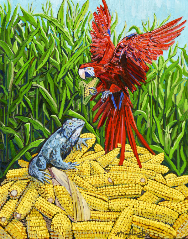 Maize Thunder and Seven Macaw by Matt Kaplinsky