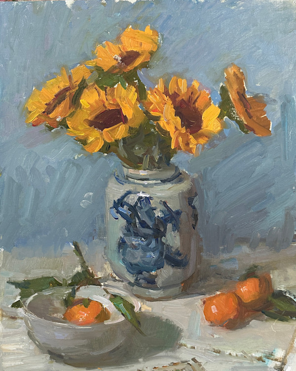 Sunflowers and Oranges by Patricia Nebbeling