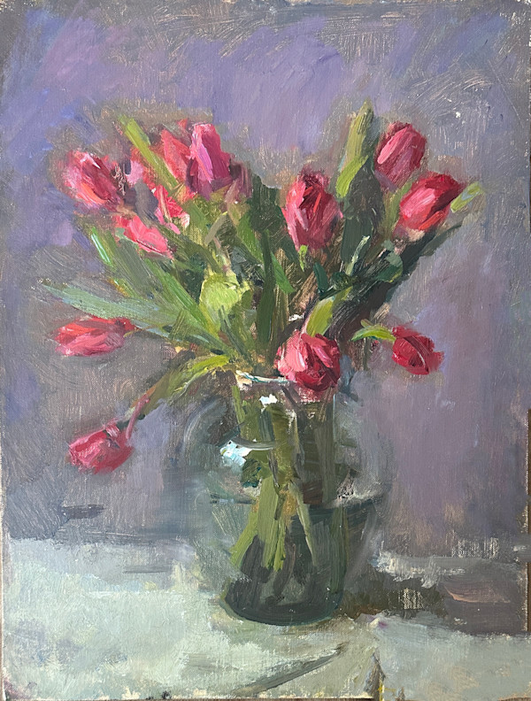 Red Tulips by Patricia Nebbeling