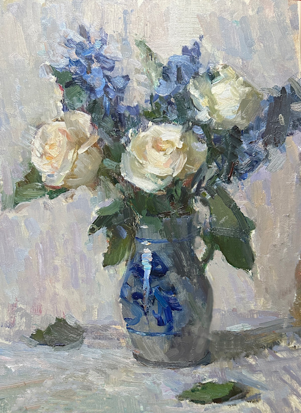 White Roses by Patricia Nebbeling