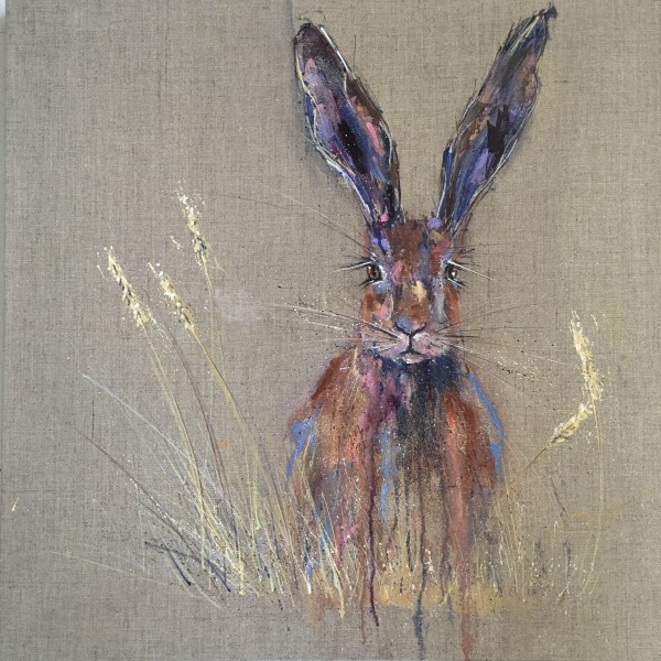 Harvest hare by Louise Luton